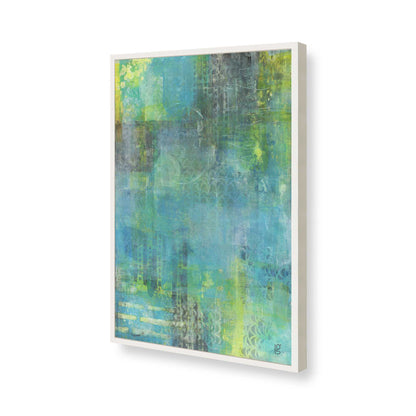 [Color:Opaque White], Picture of art in a Opaque White frame of the corner