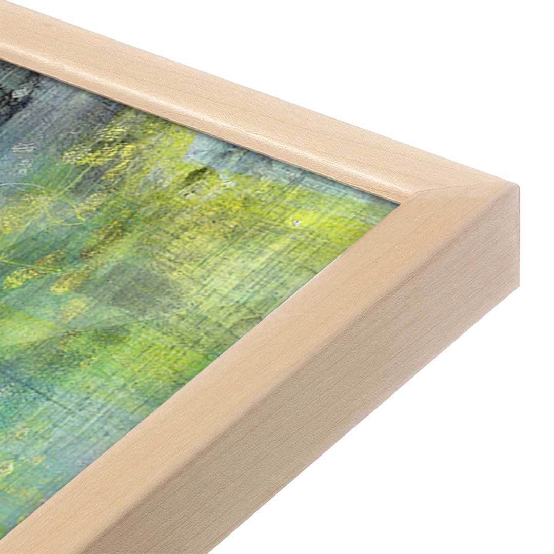 [Color:Raw Maple], Picture of art in a Raw Maple frame at an angle