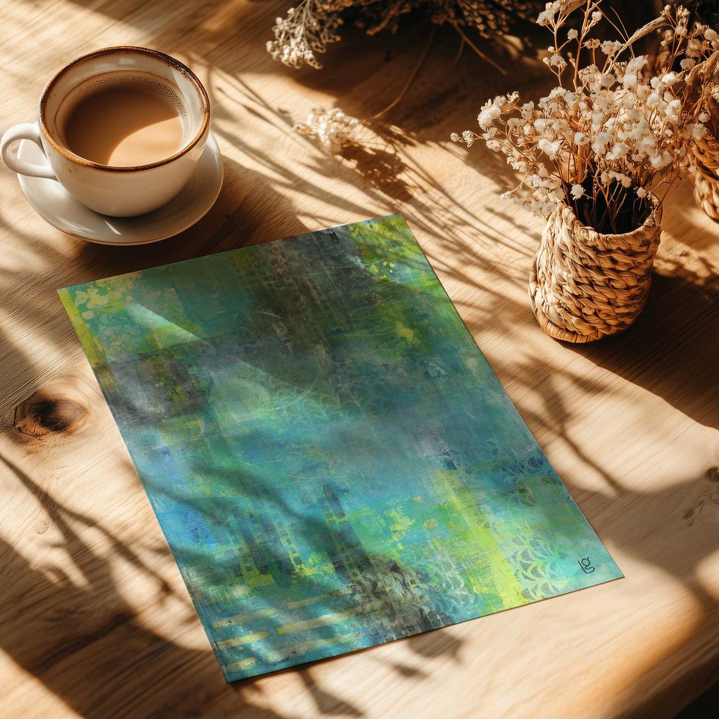 [Color:Rolled Print], Picture of close up of art