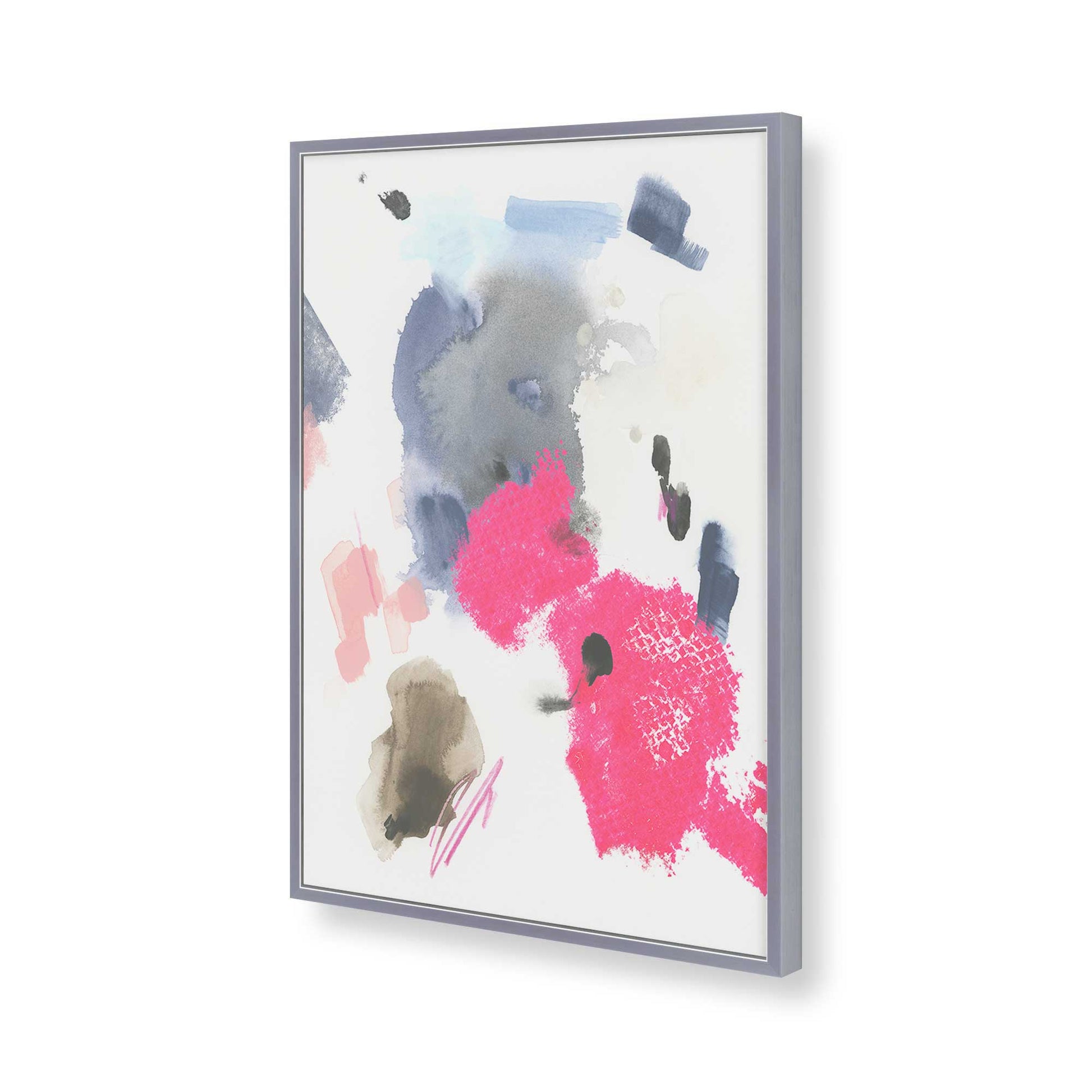 [Color:Polished Chrome], Picture of art in a Polished Chrome frame of the corner