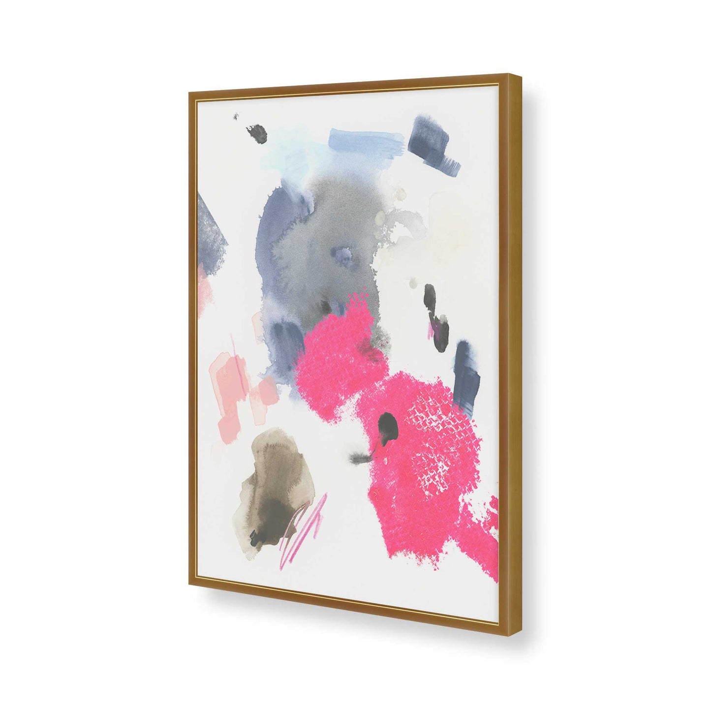 [Color:Polished Gold], Picture of art in a Polished Gold frame of the corner