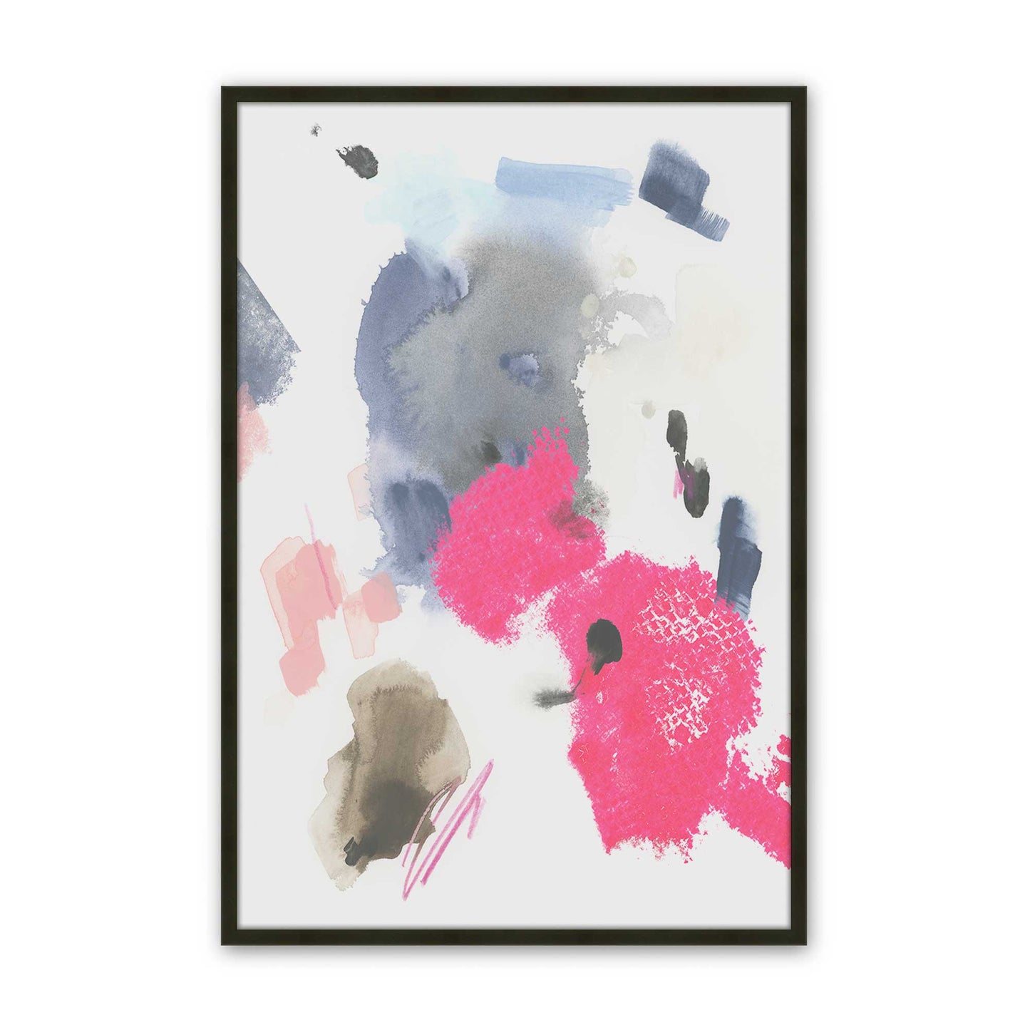 [Color:Satin Black], Picture of art in a Satin Black frame