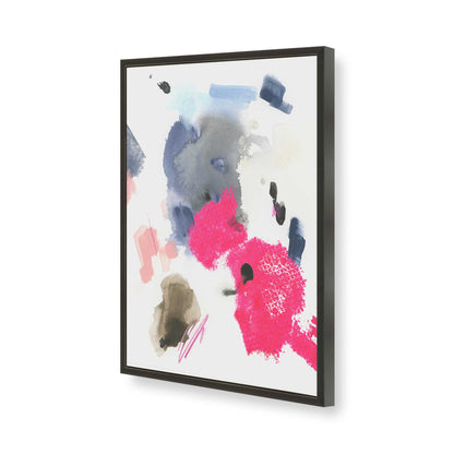 [Color:Satin Black], Picture of art in a Satin Black frame of the corner
