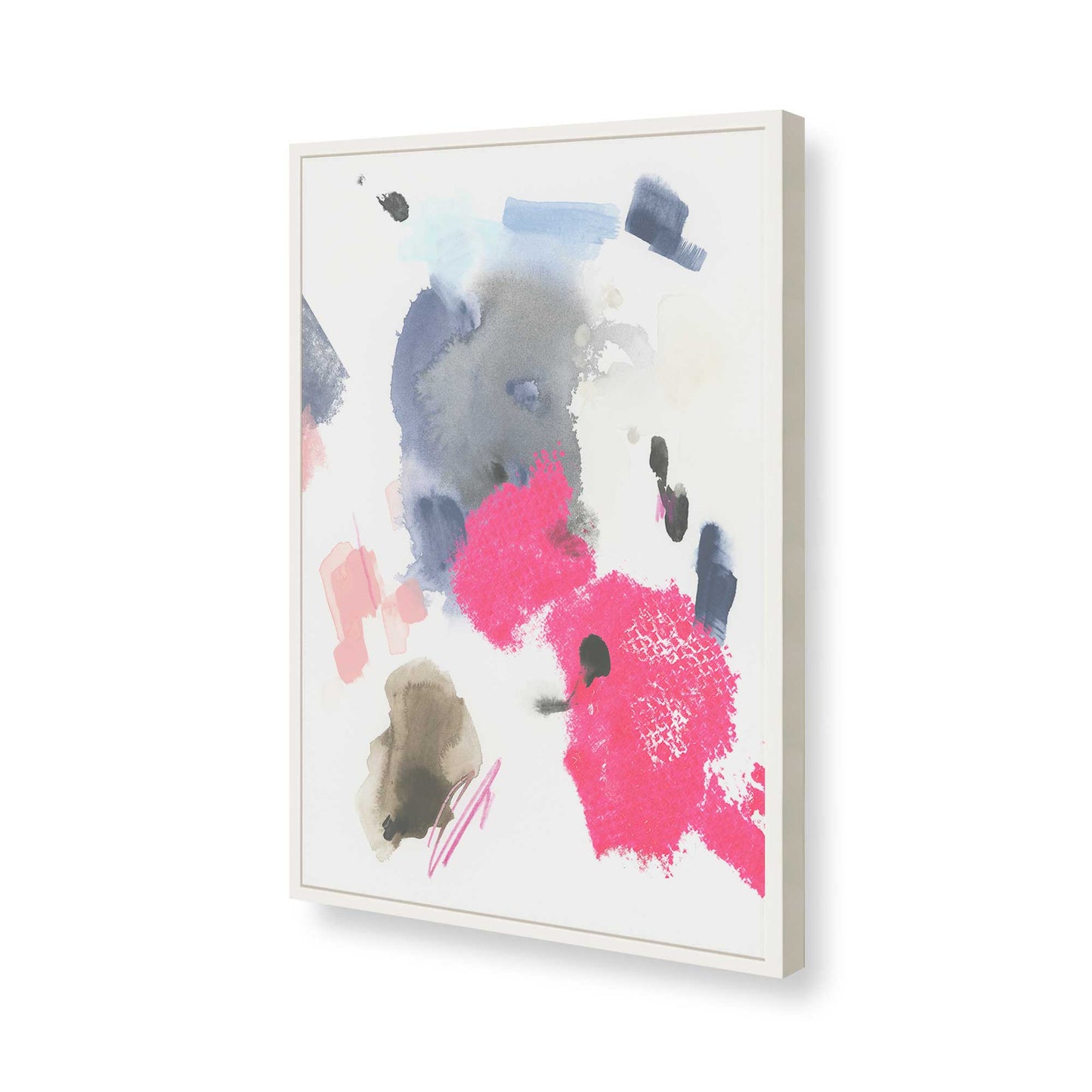 [Color:Opaque White], Picture of art in a Opaque White frame of the corner