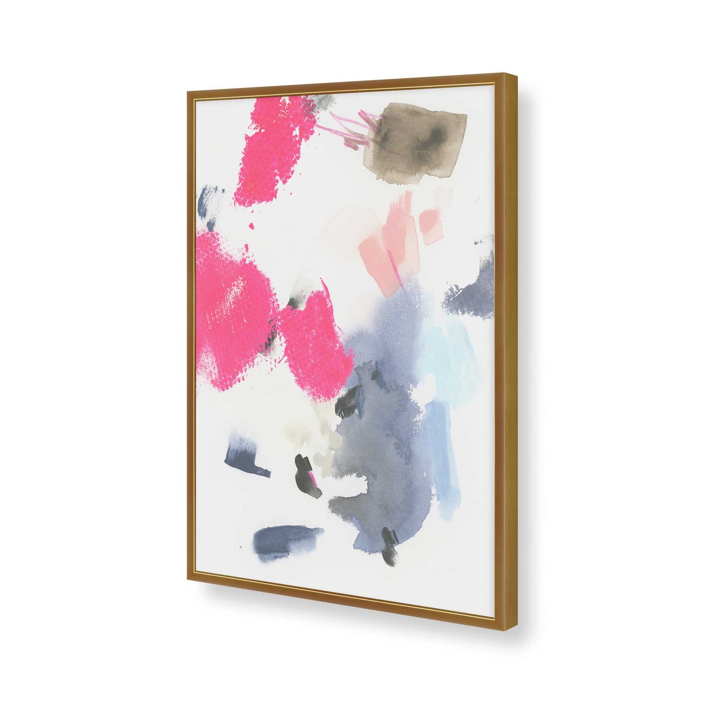 [Color:Polished Gold], Picture of art in a Polished Gold frame of the corner