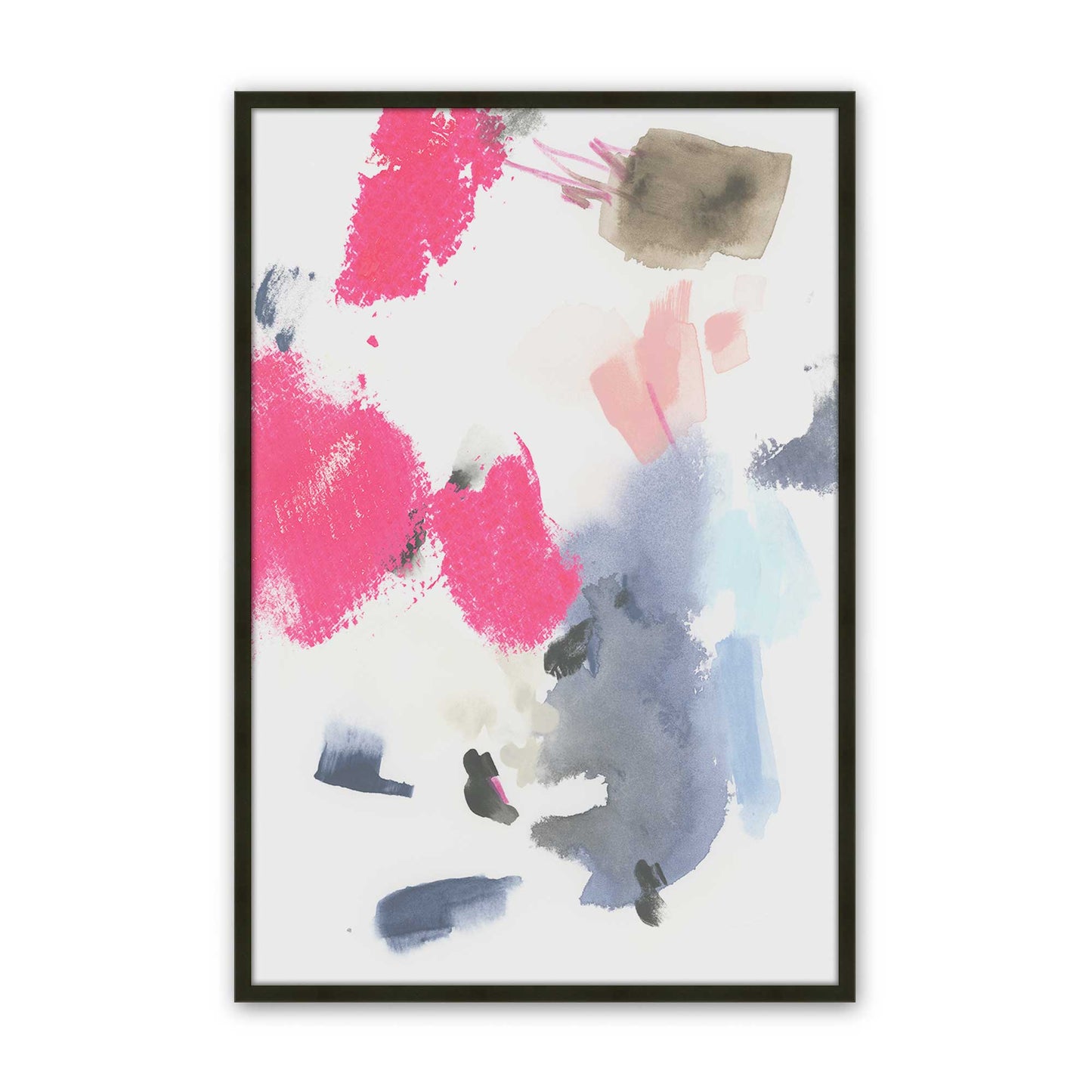 [Color:Satin Black], Picture of art in a Satin Black frame