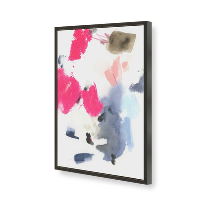 [Color:Satin Black], Picture of art in a Satin Black frame of the corner