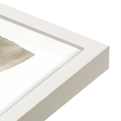[Color:Opaque White], Picture of art in a Opaque White frame at an angle