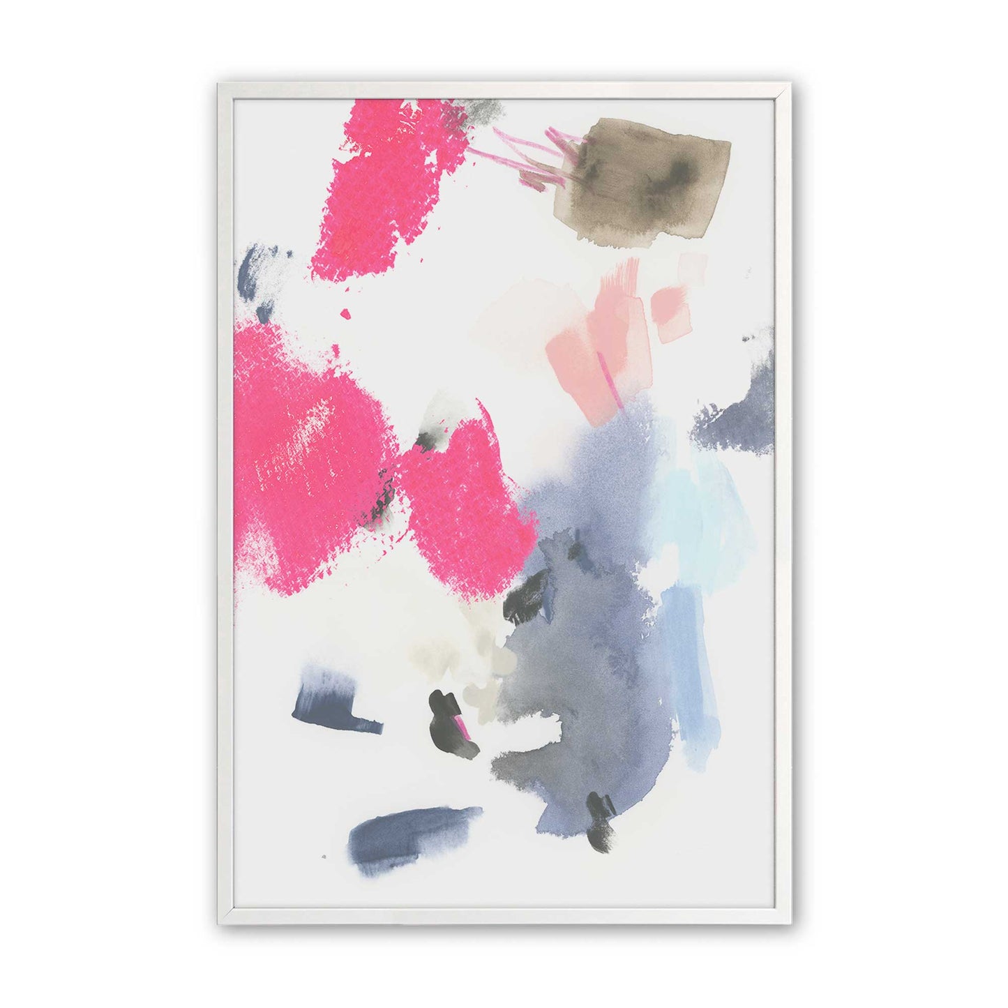[Color:Opaque White], Picture of art in a Opaque White frame