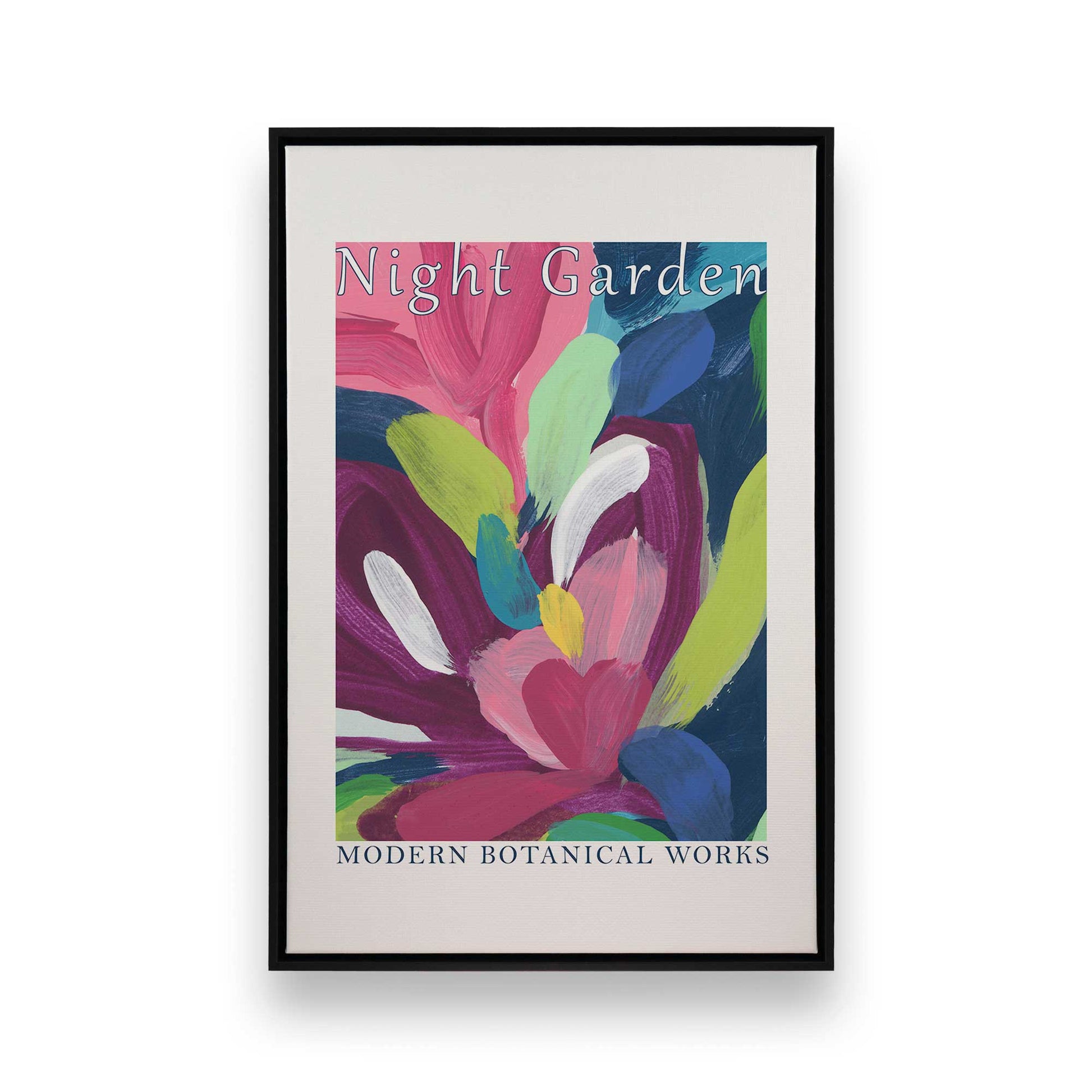 [Color:Satin Black], Picture of art in a Satin Black frame