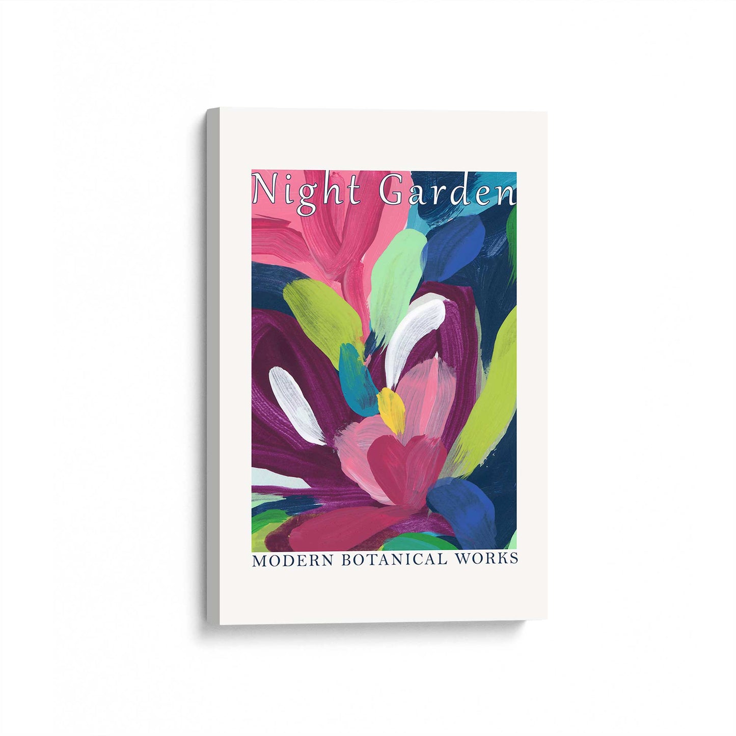 [Color:Stretched Canvas], Picture of art at an angle