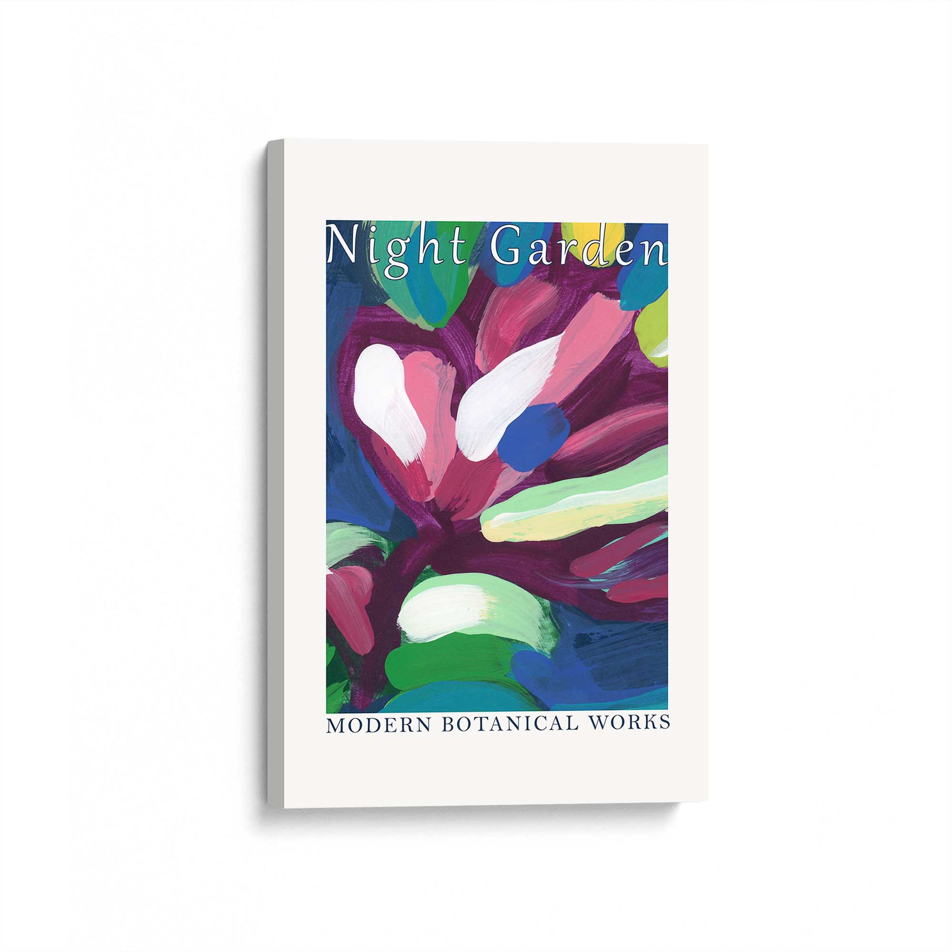 [Color:Stretched Canvas], Picture of art at an angle