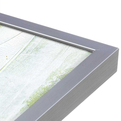[Color:Polished Chrome], Picture of art in a Polished Chrome frame at an angle