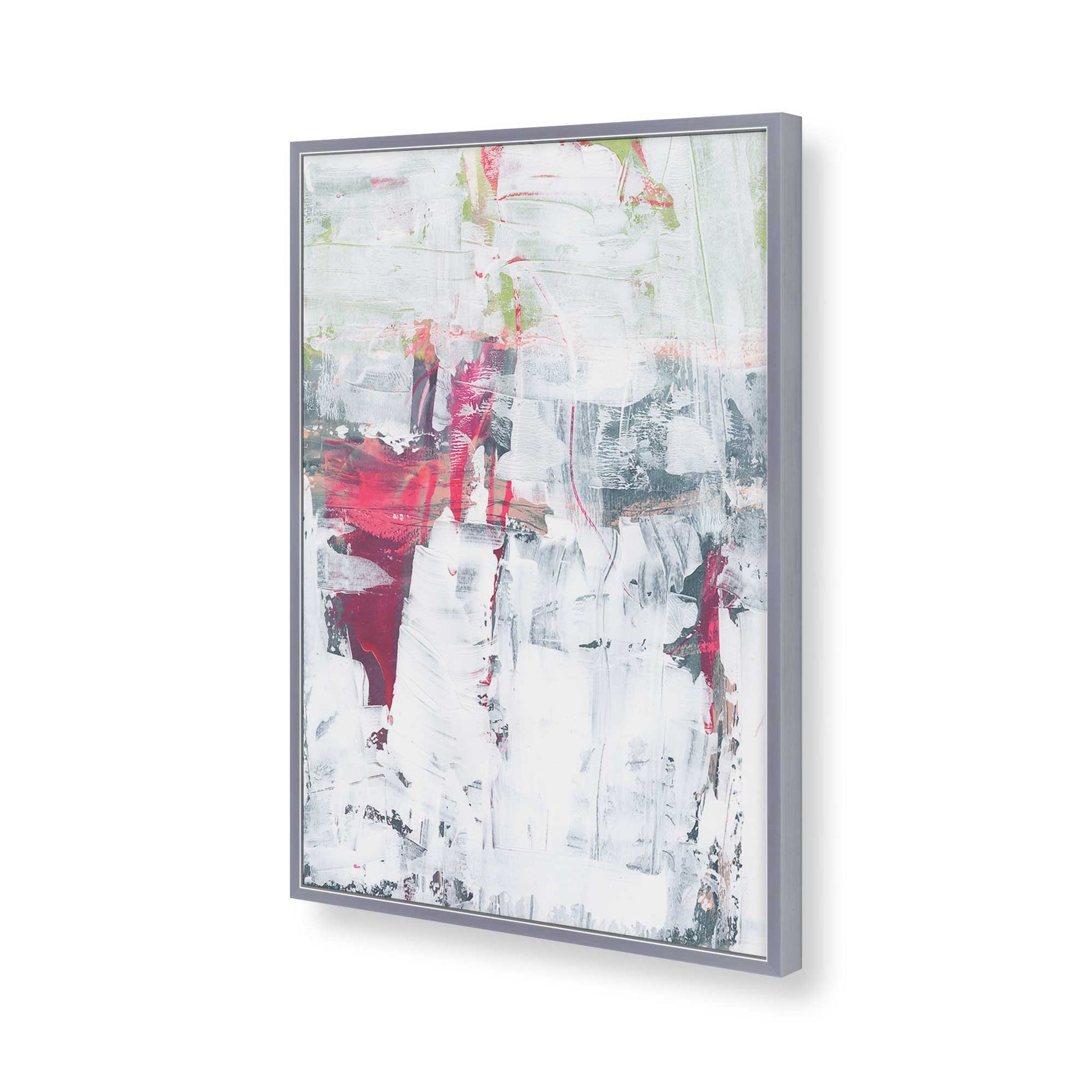 [Color:Polished Chrome], Picture of art in a Polished Chrome frame of the corner
