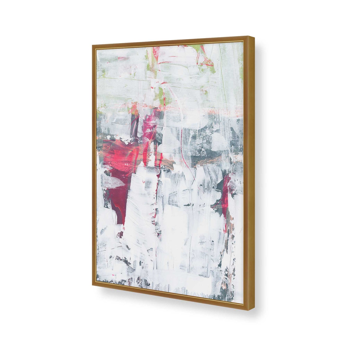 [Color:Polished Gold], Picture of art in a Polished Gold frame of the corner