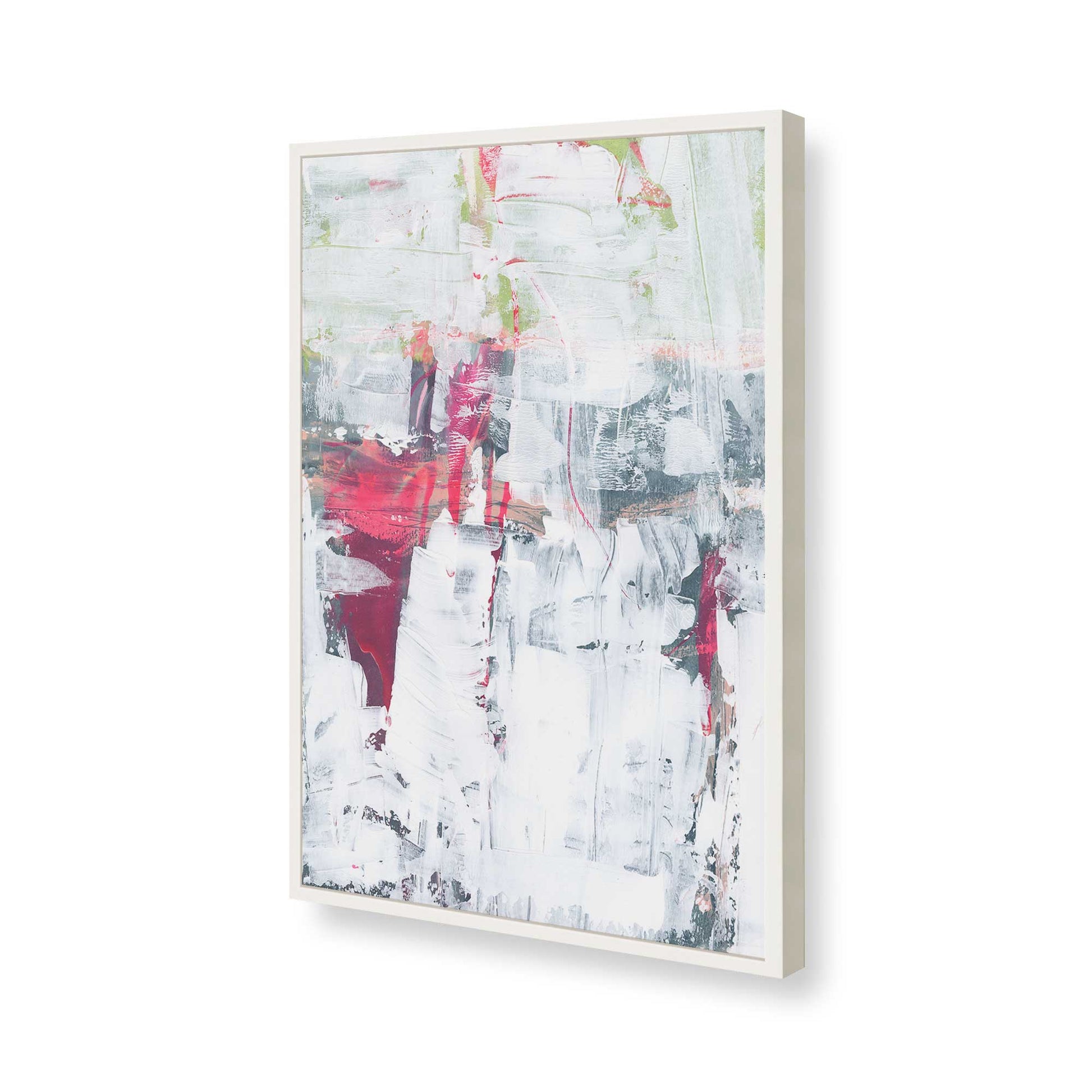 [Color:Opaque White], Picture of art in a Opaque White frame of the corner