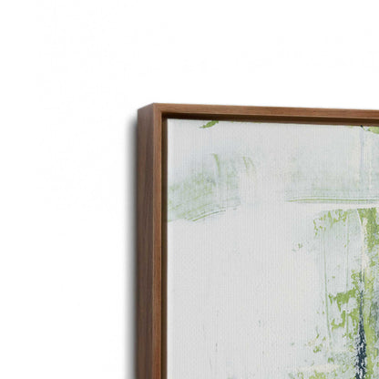 [Color:Walnut], Picture of art in a Walnut frame at an angle