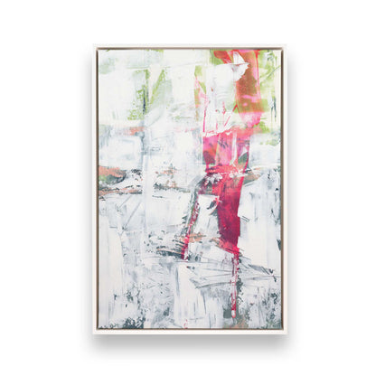 [Color:Opaque White], Picture of art in a White frame