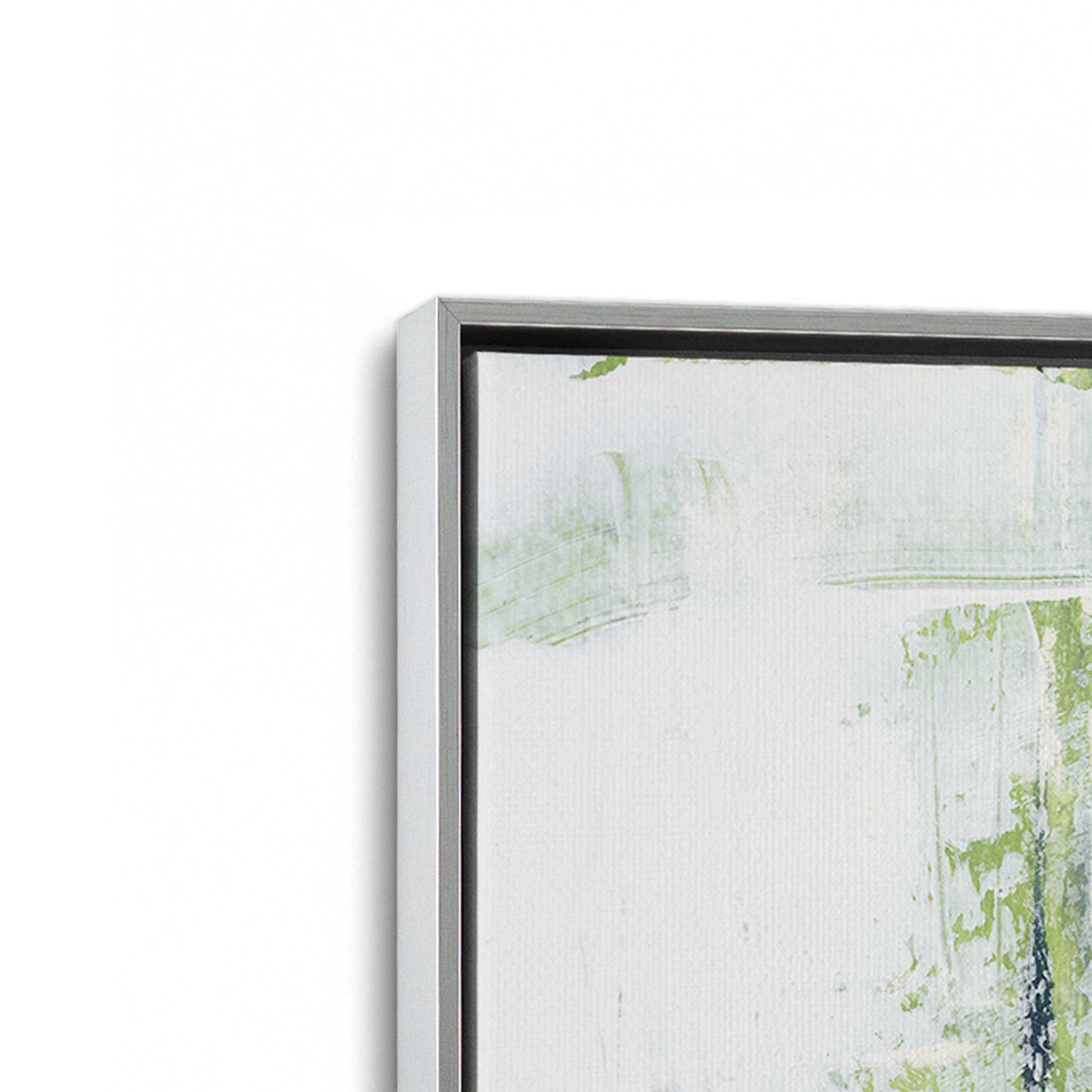 [Color:Polished Chrome], Picture of art in a Polished Chrome frame at an angle