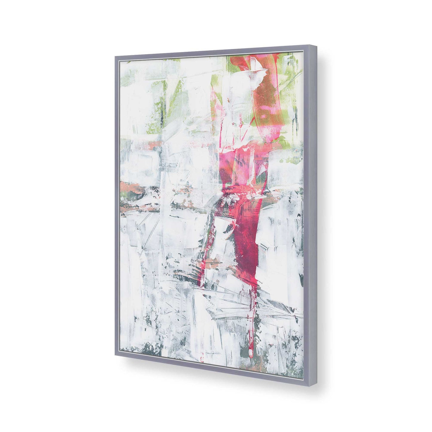 [Color:Polished Chrome], Picture of art in a Polished Chrome frame of the corner