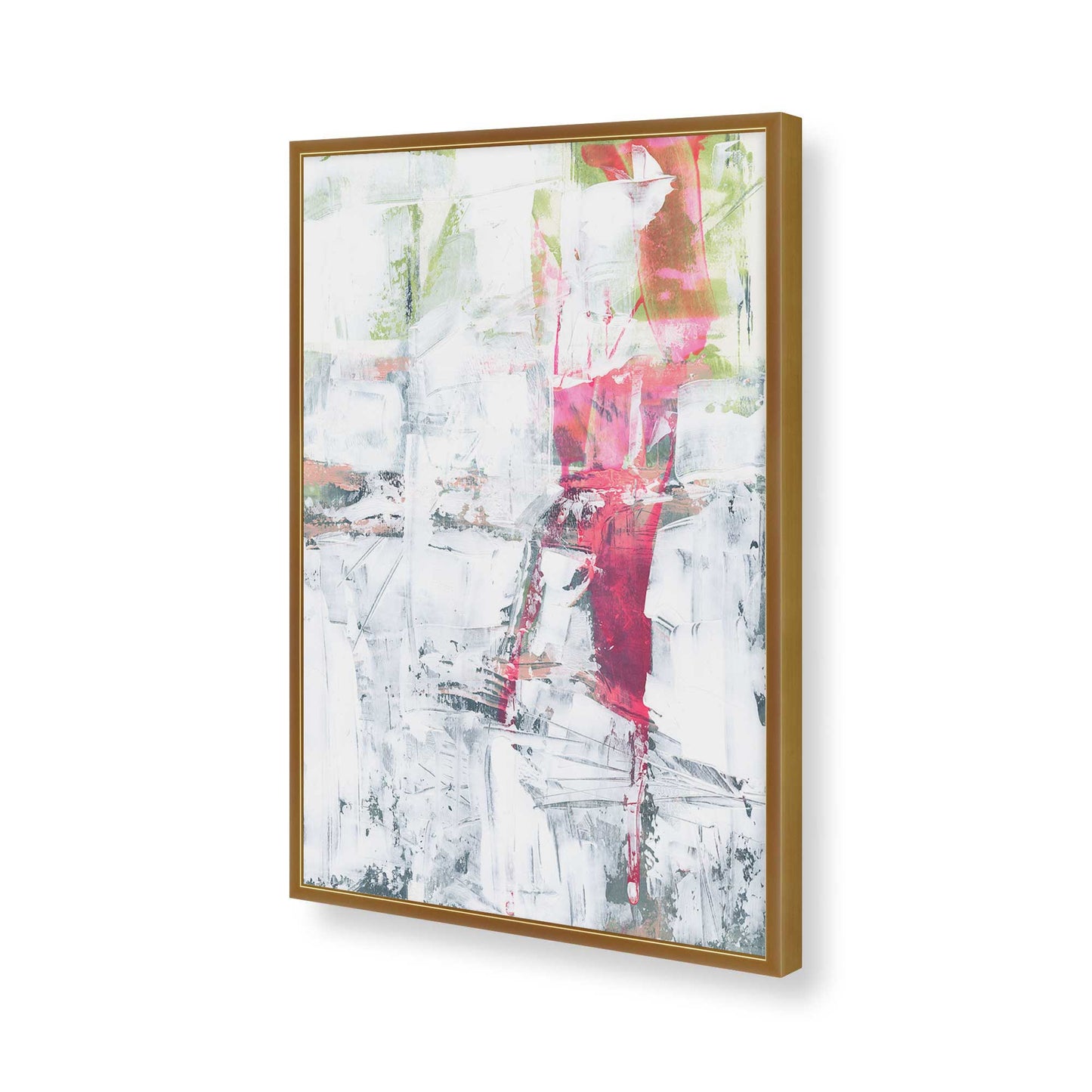 [Color:Polished Gold], Picture of art in a Polished Gold frame of the corner
