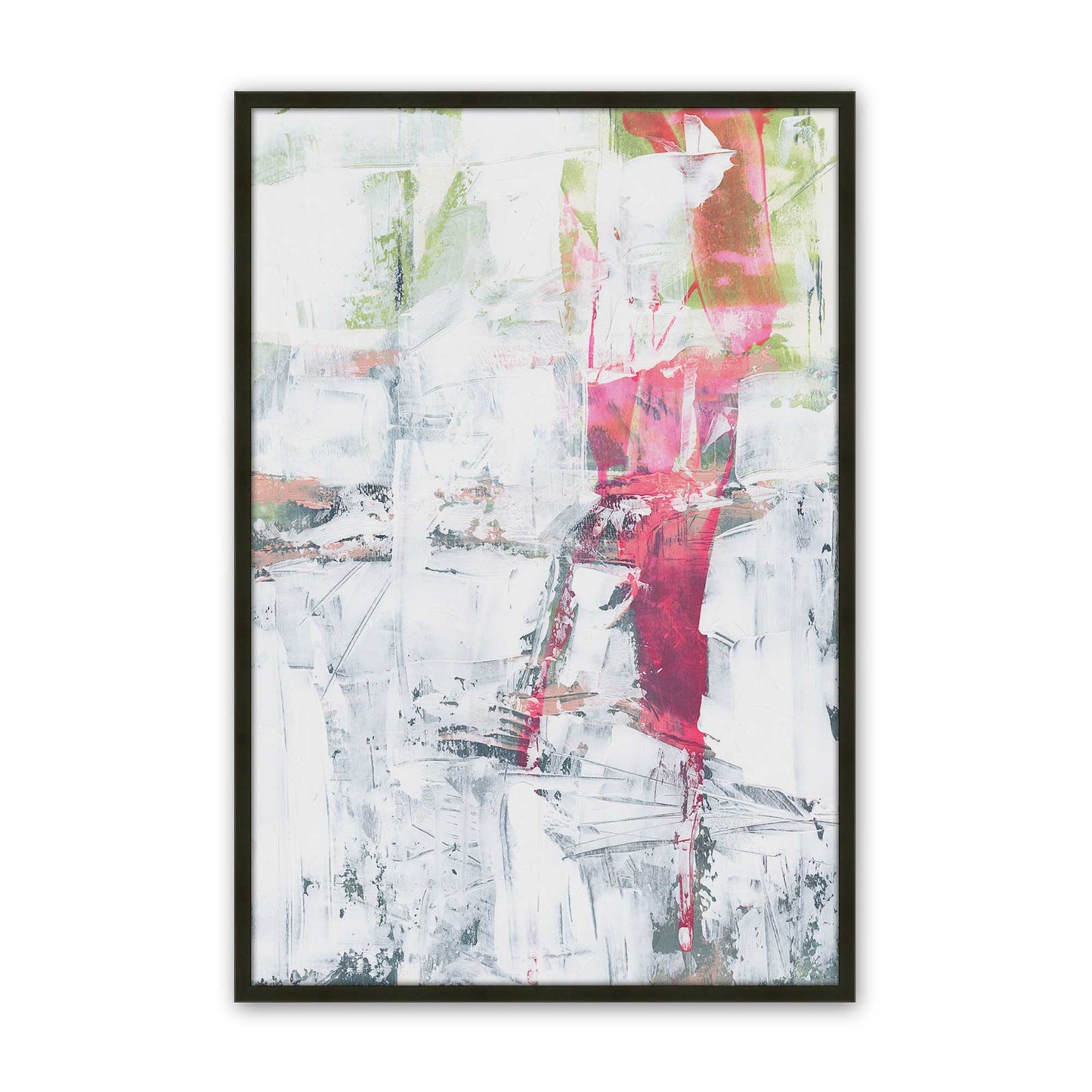 [Color:Satin Black], Picture of art in a Satin Black frame