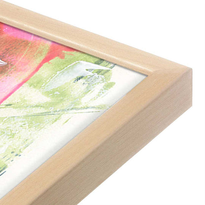 [Color:Raw Maple], Picture of art in a Raw Maple frame at an angle