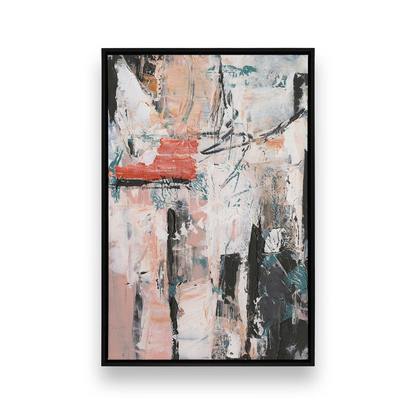 [Color:Satin Black], Picture of art in a Satin Black frame