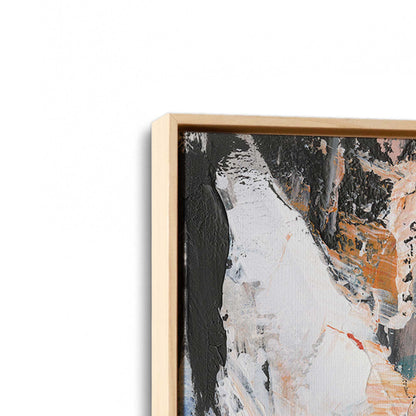 [Color:American Maple], Picture of art in a American Maple frame at an angle