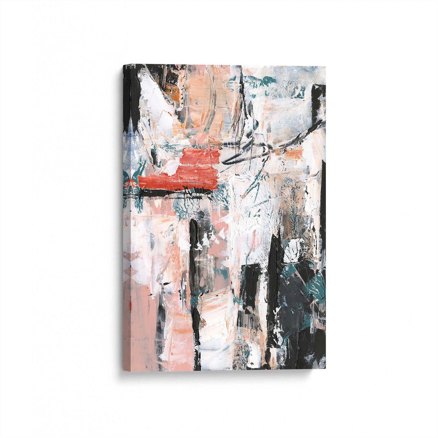 [Color:Stretched Canvas], Picture of art at an angle