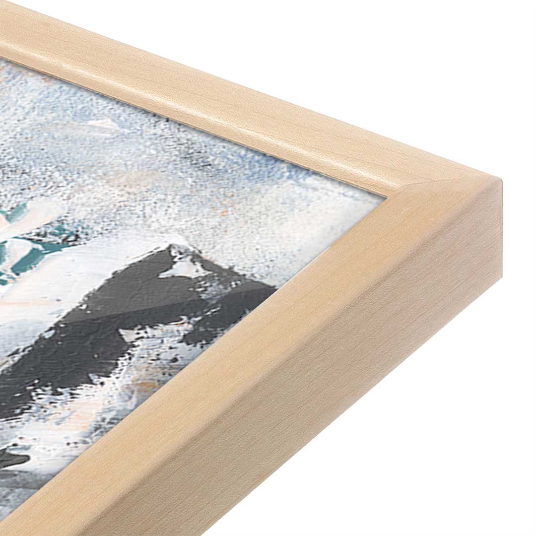 [Color:Raw Maple], Picture of art in a Raw Maple frame at an angle