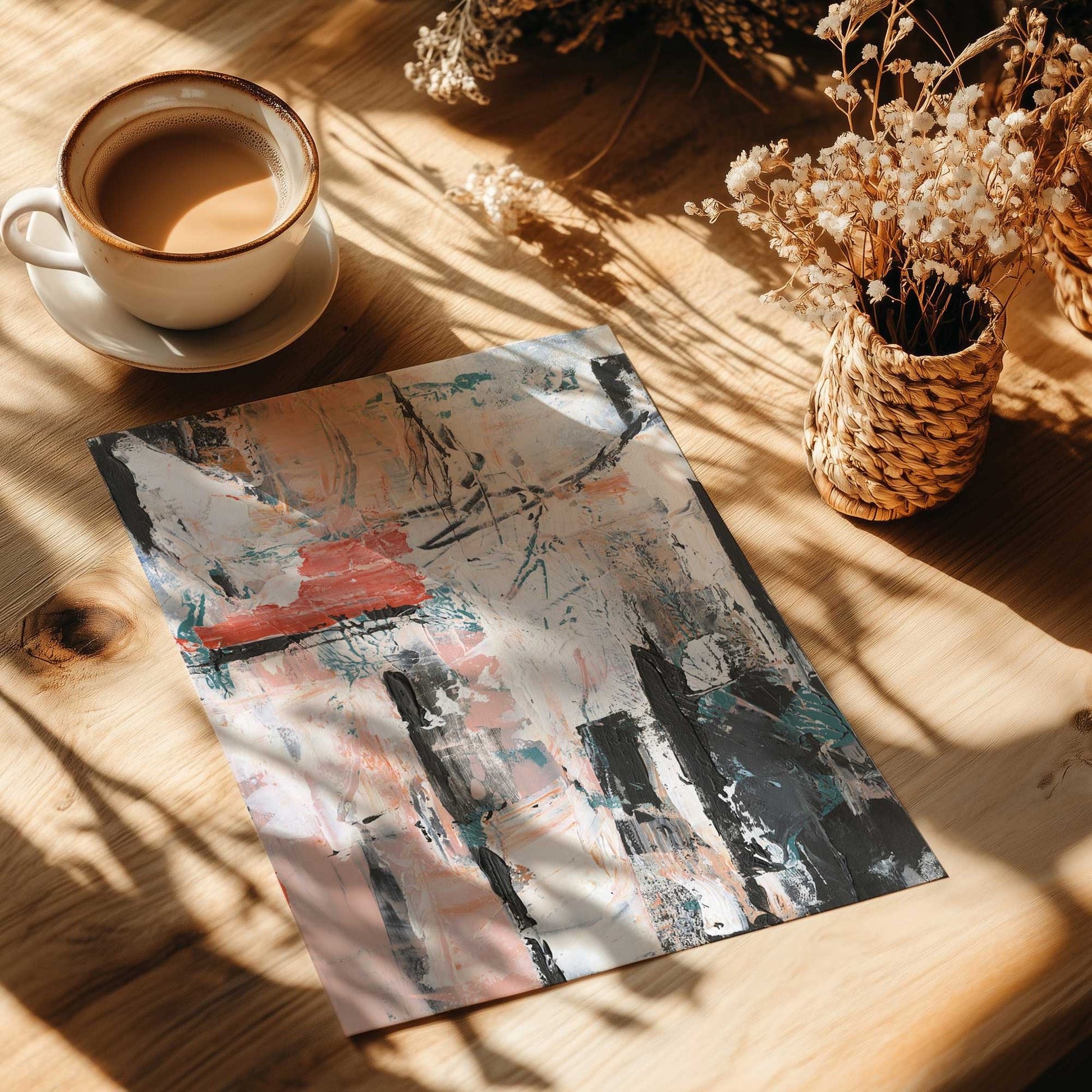 [Color:Rolled Print], Picture of close up of art