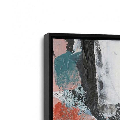 [Color:Satin Black], Picture of art in a Satin Black frame at an angle