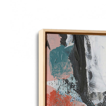 [Color:American Maple], Picture of art in a American Maple frame at an angle