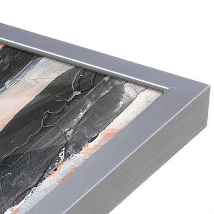 [Color:Polished Chrome], Picture of art in a Polished Chrome frame at an angle