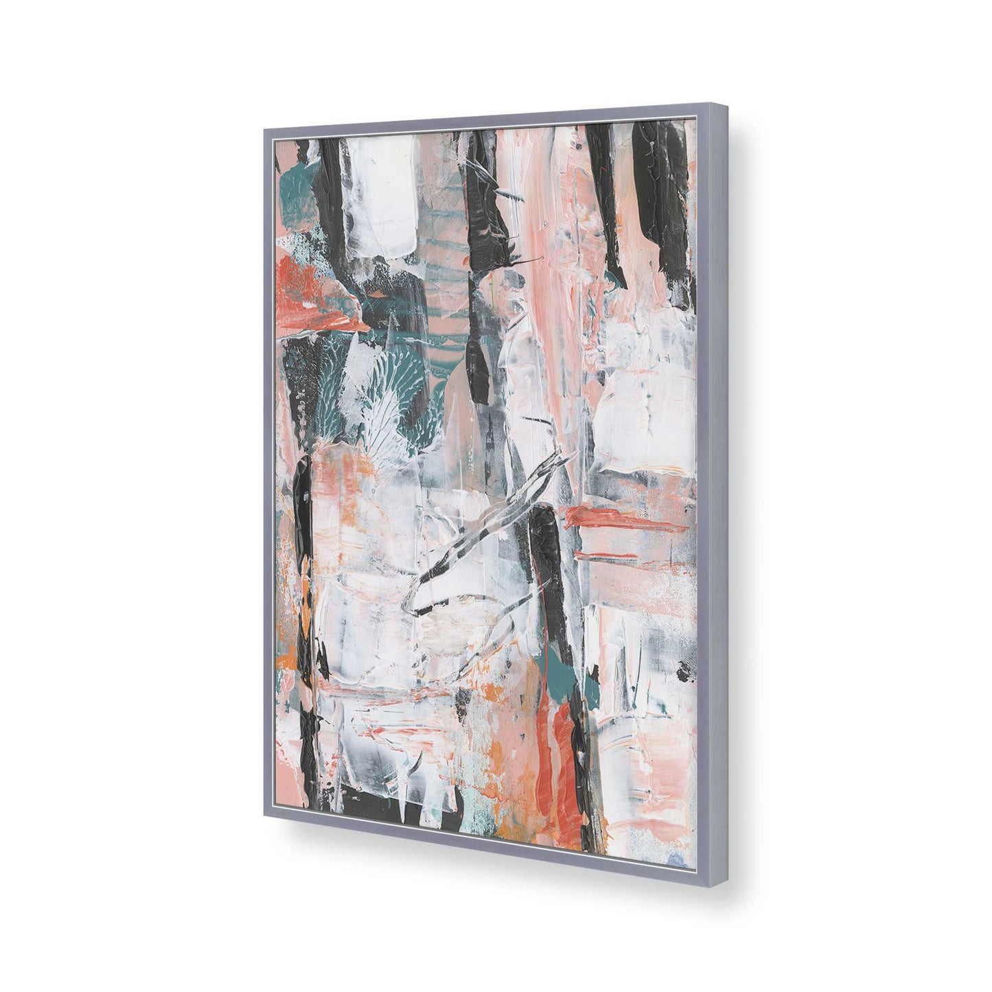 [Color:Polished Chrome], Picture of art in a Polished Chrome frame of the corner