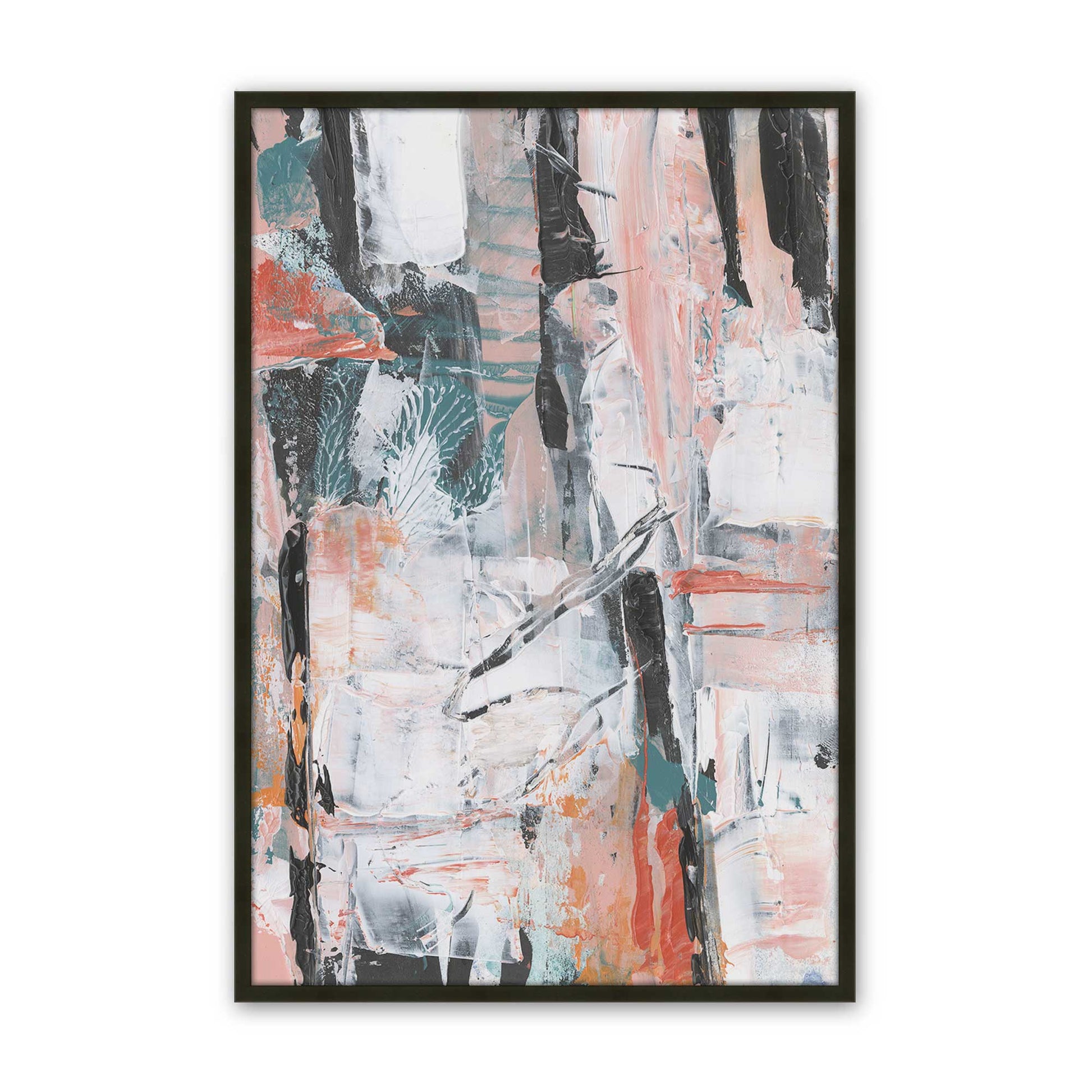 [Color:Satin Black], Picture of art in a Satin Black frame