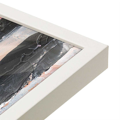 [Color:Opaque White], Picture of art in a Opaque White frame at an angle