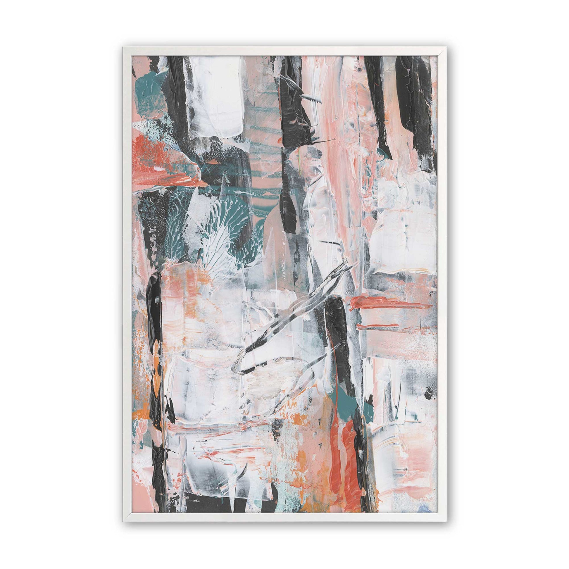 [Color:Opaque White], Picture of art in a Opaque White frame