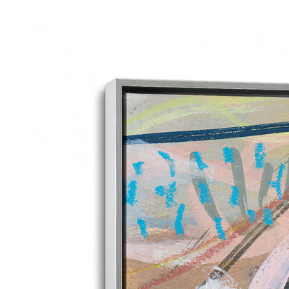 [Color:Polished Chrome], Picture of art in a Polished Chrome frame at an angle