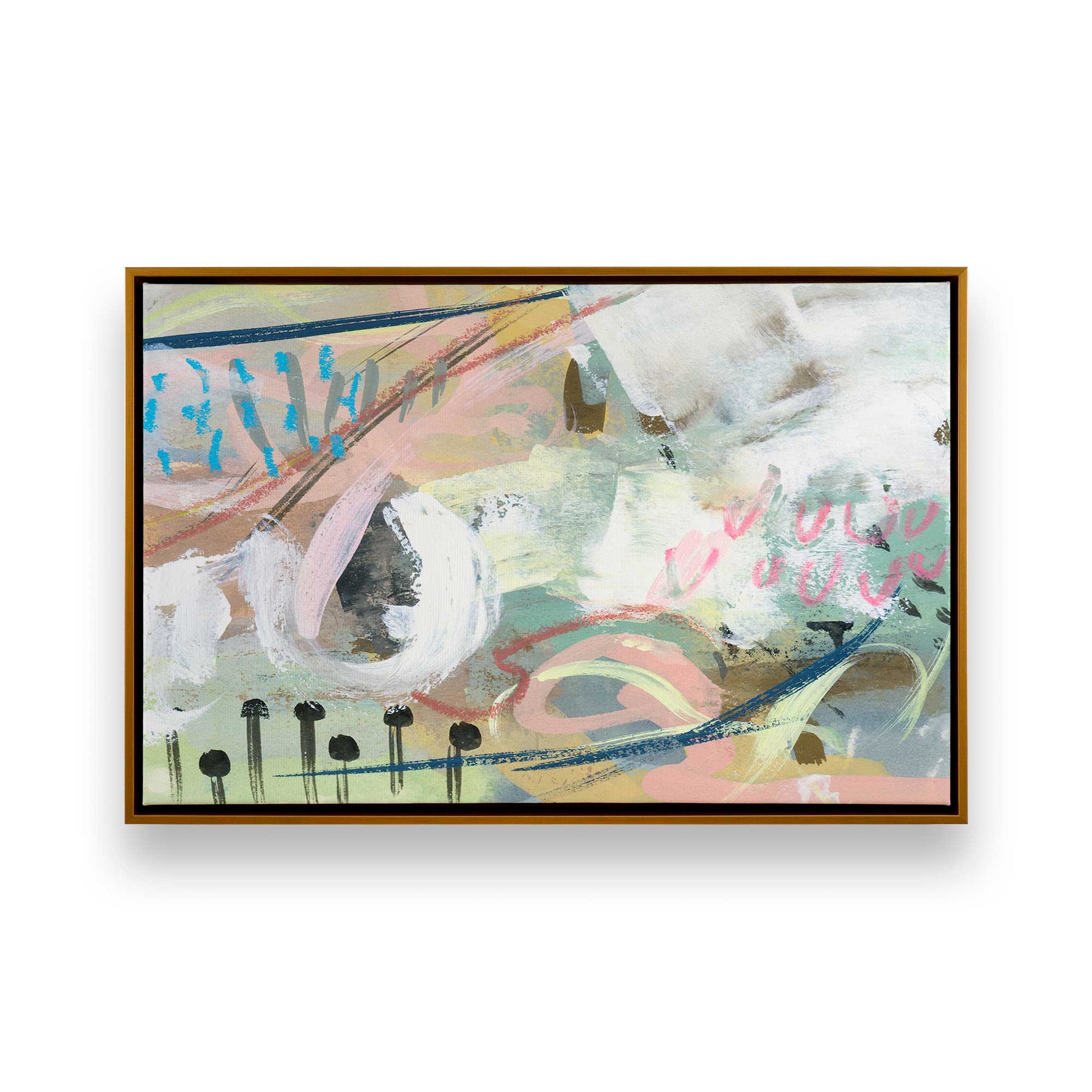 [Color:Polished Gold], Picture of art in a Polished Gold frame