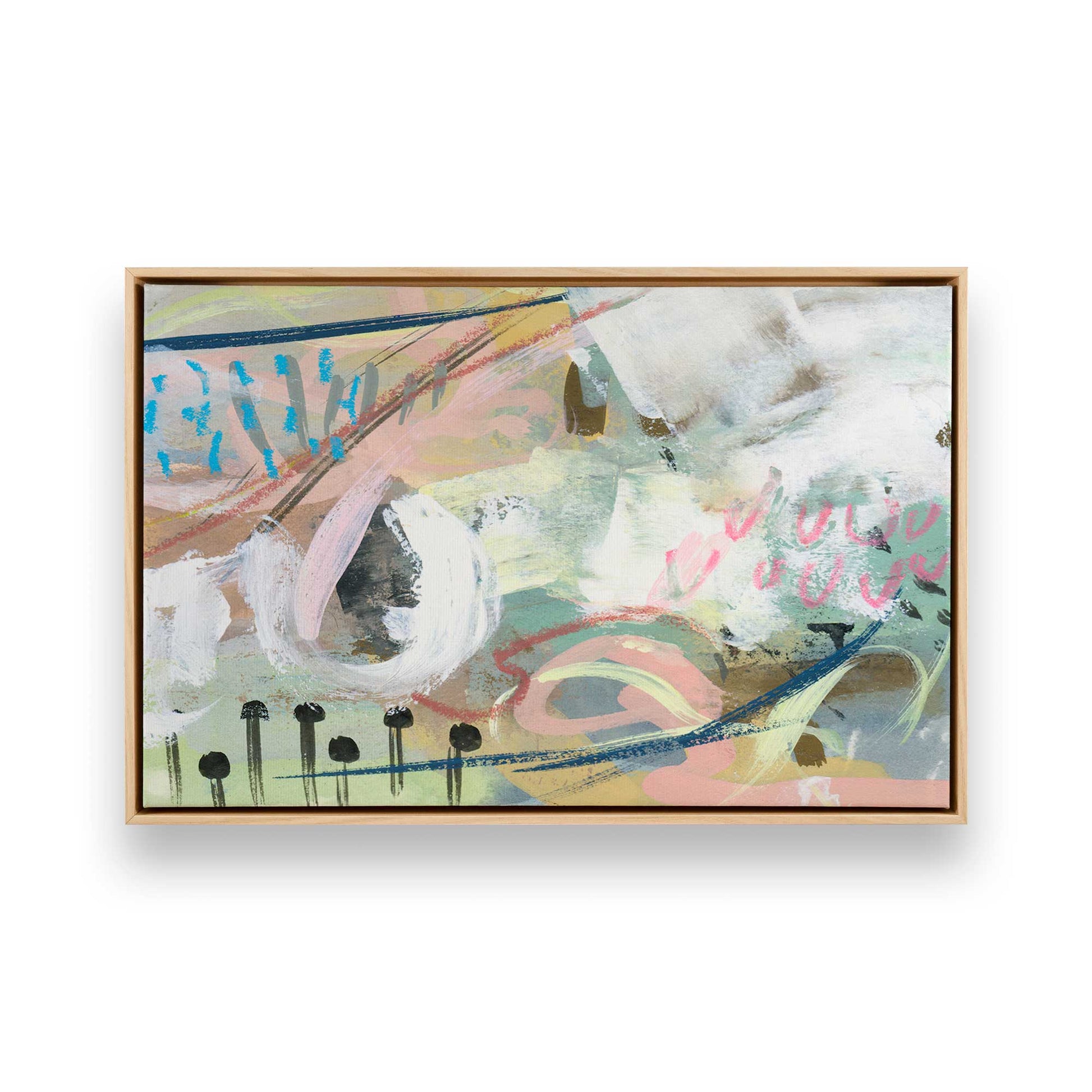 [Color:American Maple], Picture of art in a American Maple frame