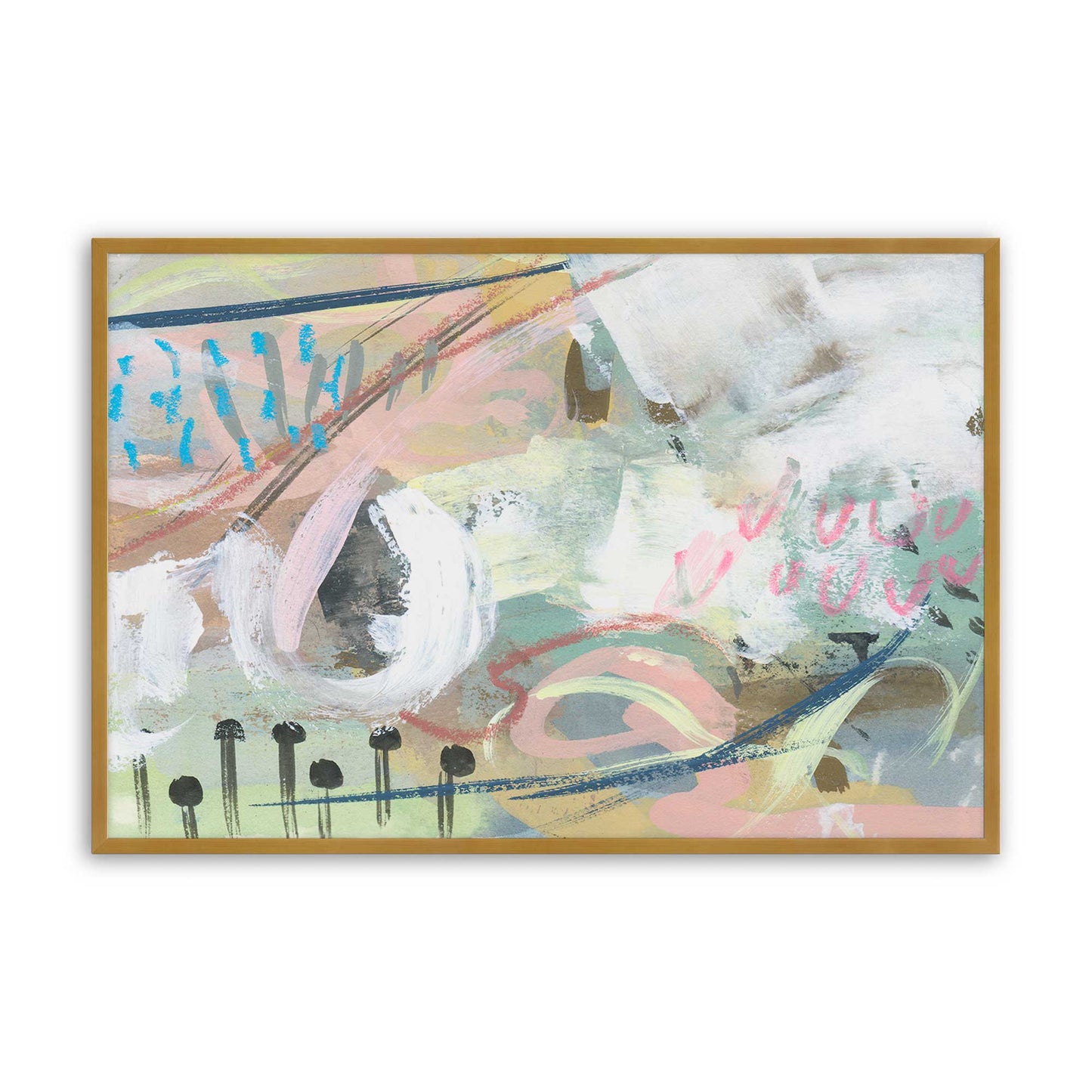 [Color:Polished Gold], Picture of art in a Polished Gold frame