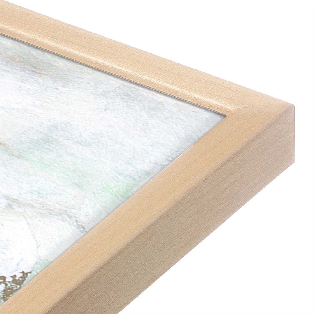 [Color:Raw Maple], Picture of art in a Raw Maple frame at an angle