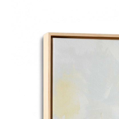 [Color:American Maple], Picture of art in a American Maple frame at an angle