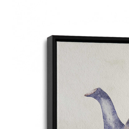 [Color:Satin Black], Picture of art in a Satin Black frame at an angle