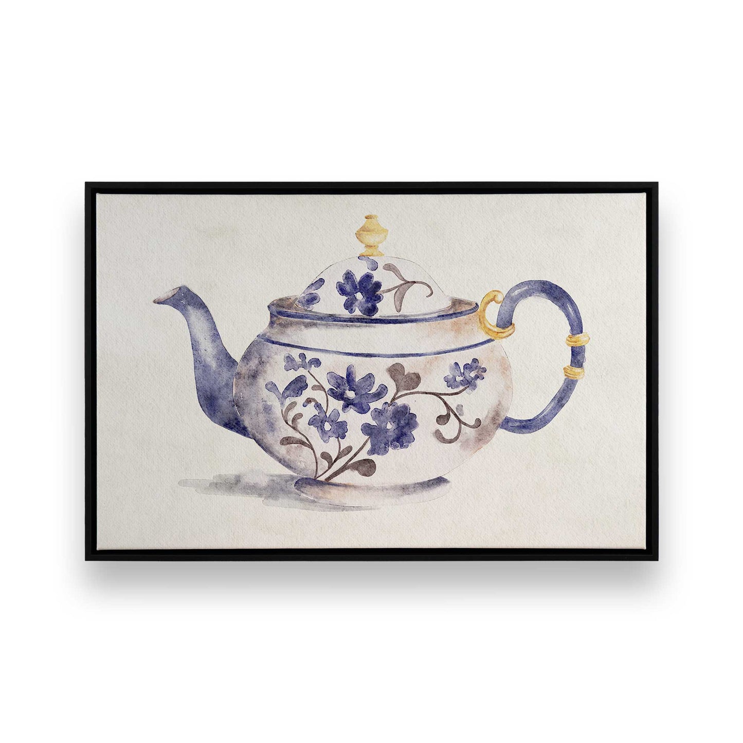 [Color:Satin Black], Picture of art in a Satin Black frame