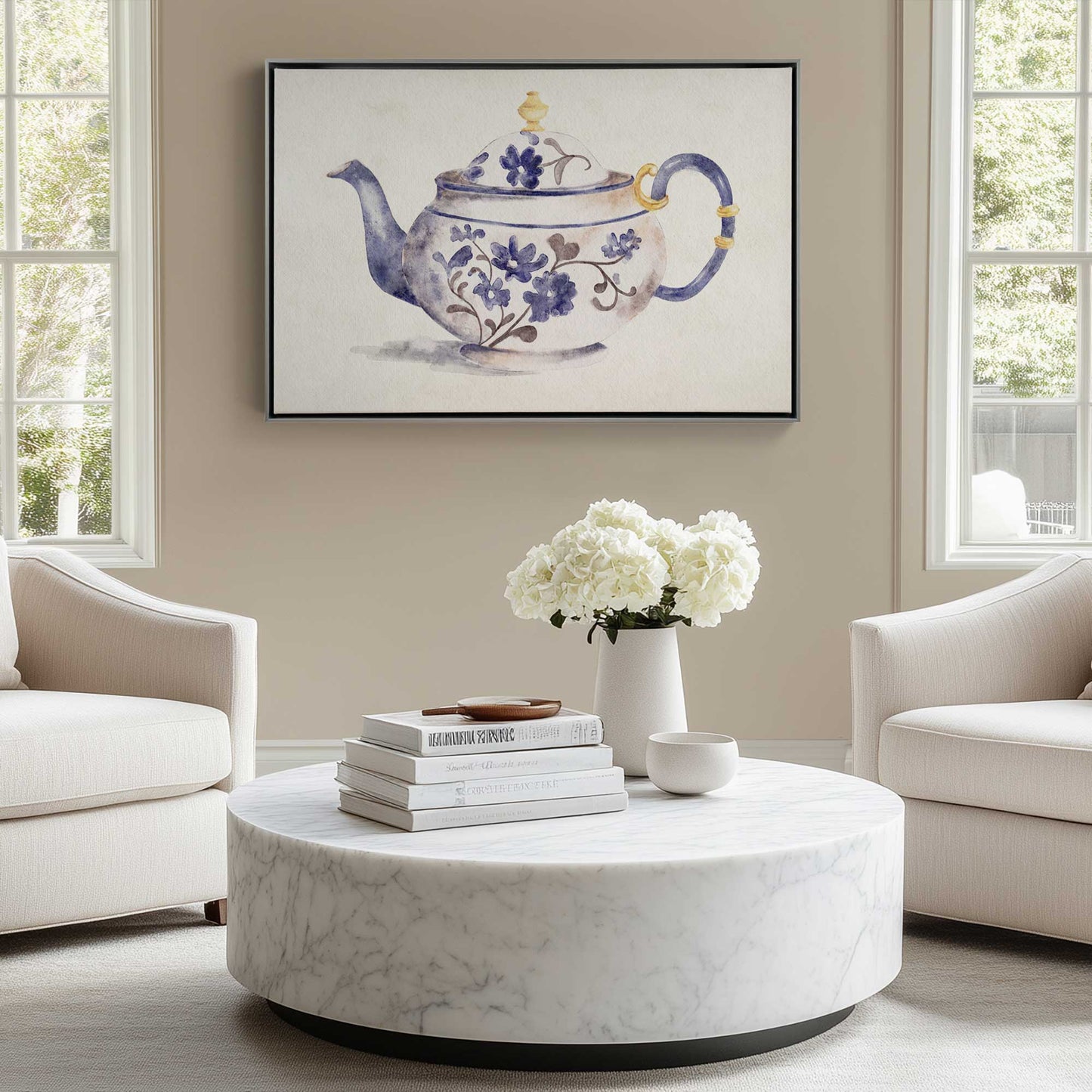 Picture of art in a room