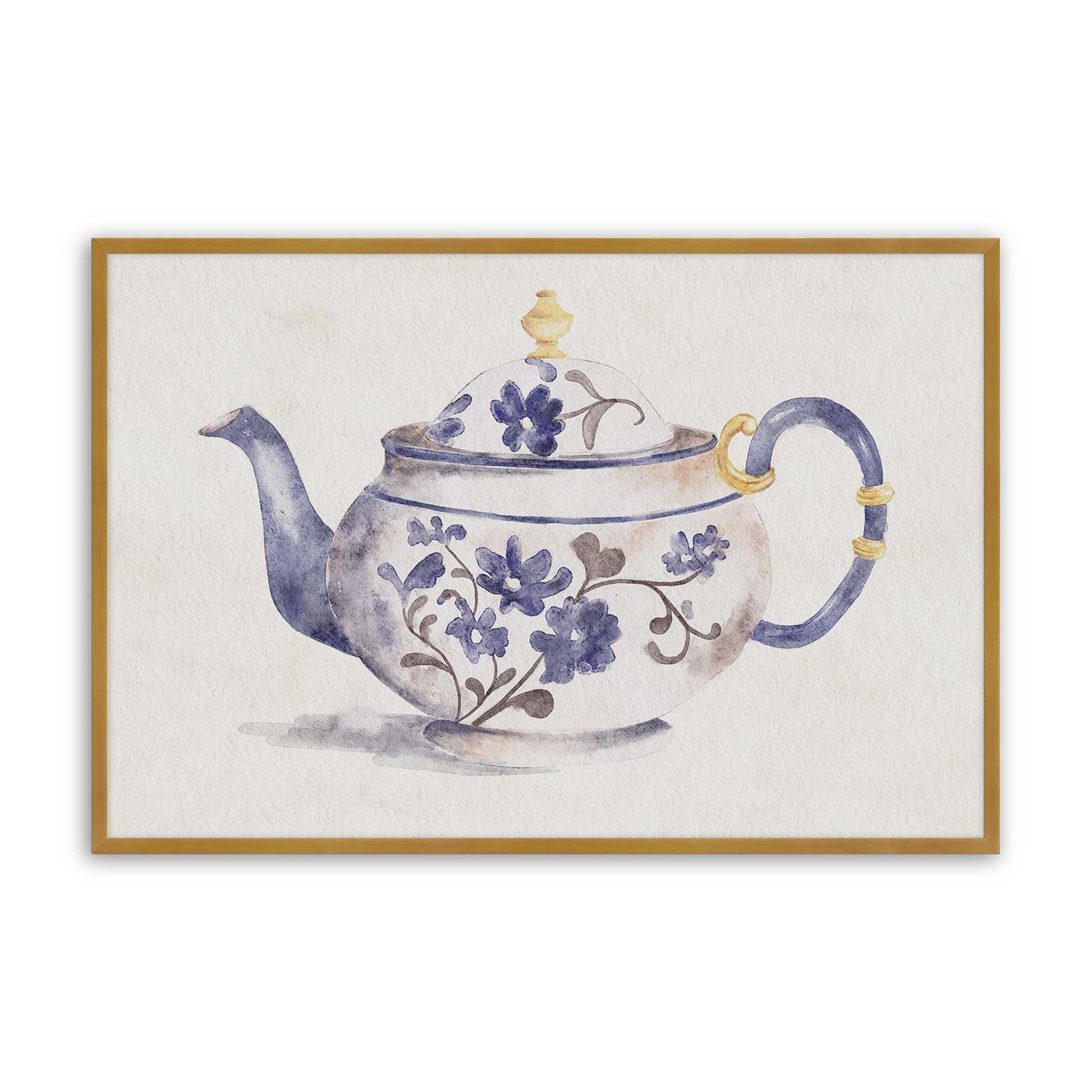 [Color:Polished Gold], Picture of art in a Polished Gold frame