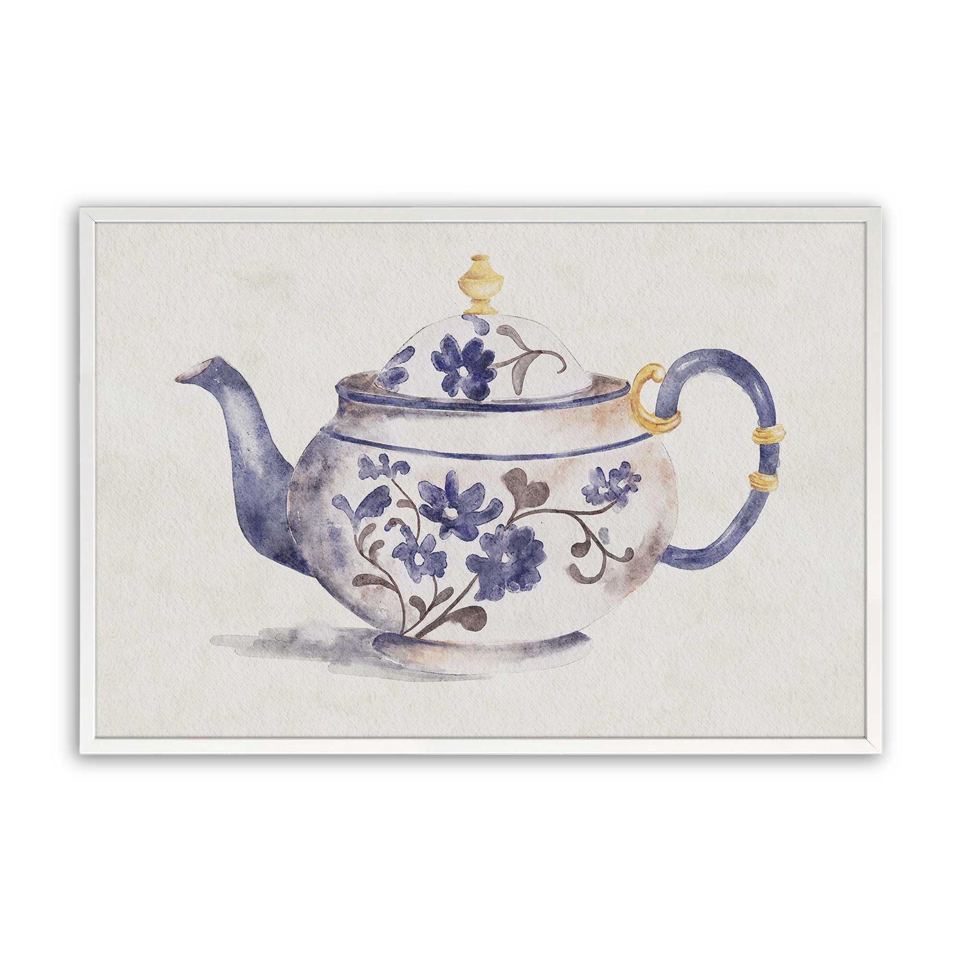 [Color:Opaque White], Picture of art in a Opaque White frame